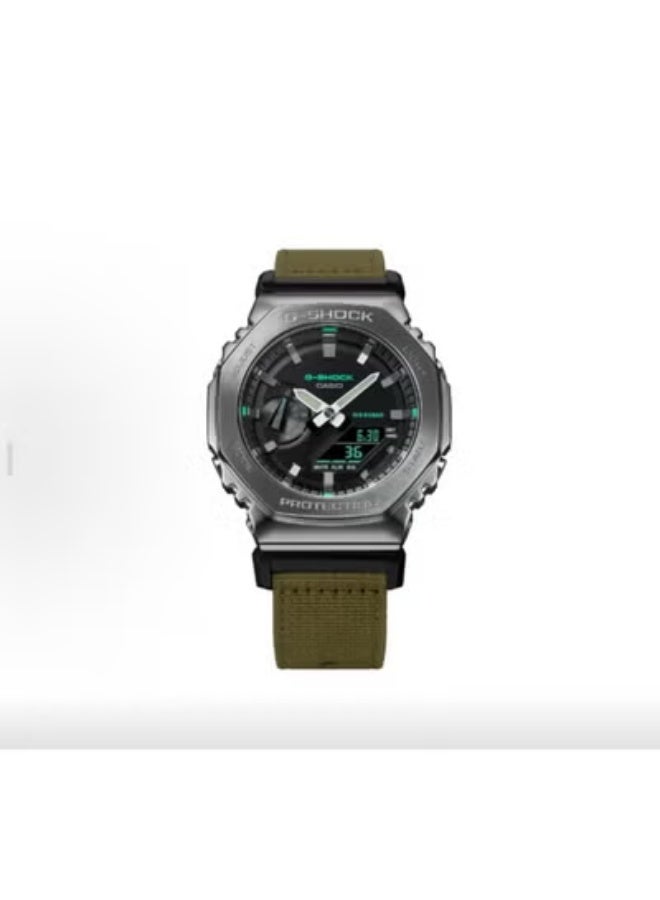 ايديفيس كاسيو كاسيو 200 متر من القماش القماش الكوارزي مقاوم للماء مع جدول الرجال GM-2100 CB-3PR - Image 2